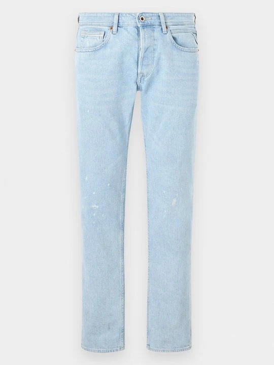 Zdjęcie produktu Jeansy Straight Leg Replay jasnoniebieski denim