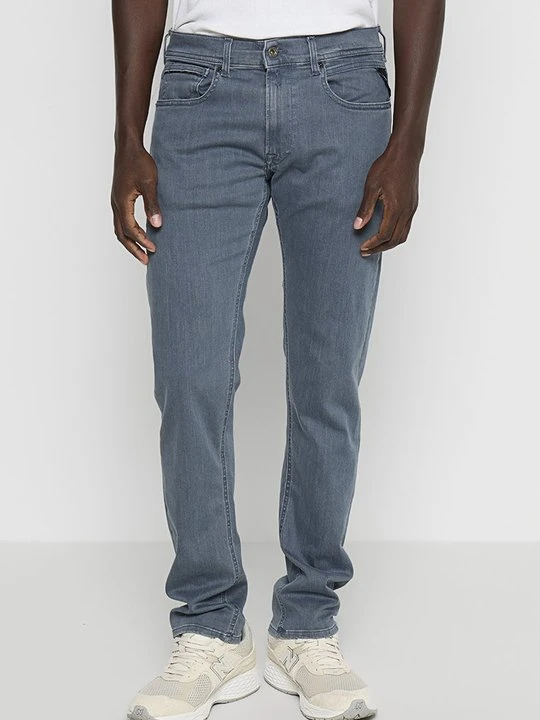 Zdjęcie produktu Jeansy Straight Leg Replay szary