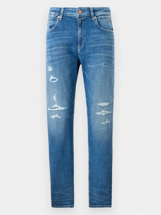 Zdjęcie produktu Jeansy Straight Leg Replay niebieski denim