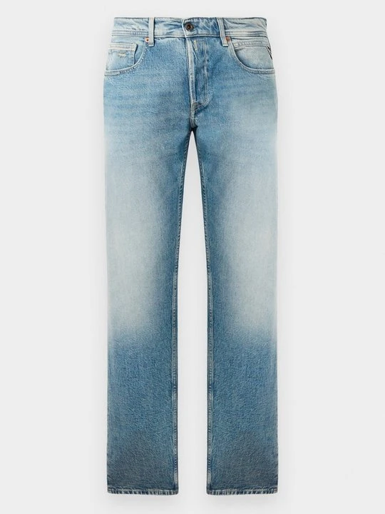 Zdjęcie produktu Jeansy Straight Leg Replay niebieski denim