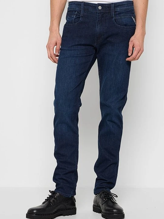 Zdjęcie produktu Jeansy Straight Leg Replay granatowy