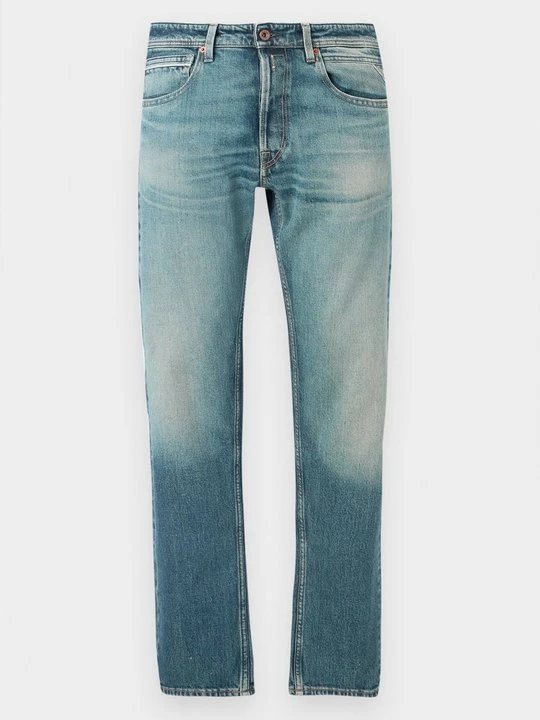 Zdjęcie produktu Jeansy Straight Leg Replay niebieski denim
