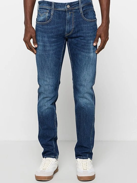 Zdjęcie produktu Jeansy Straight Leg Replay ciemnoniebieski