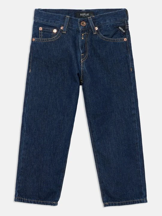 Zdjęcie produktu Jeansy Straight Leg Replay ciemnoniebieski