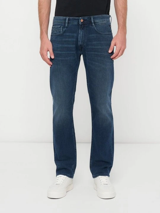 Zdjęcie produktu Jeansy Straight Leg Replay granatowy