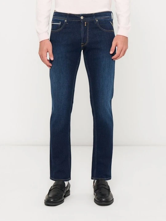 Zdjęcie produktu Jeansy Straight Leg Replay granatowy