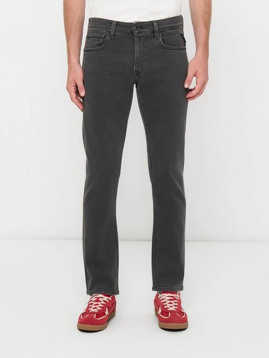 Zdjęcie produktu Jeansy Straight Leg Replay szary