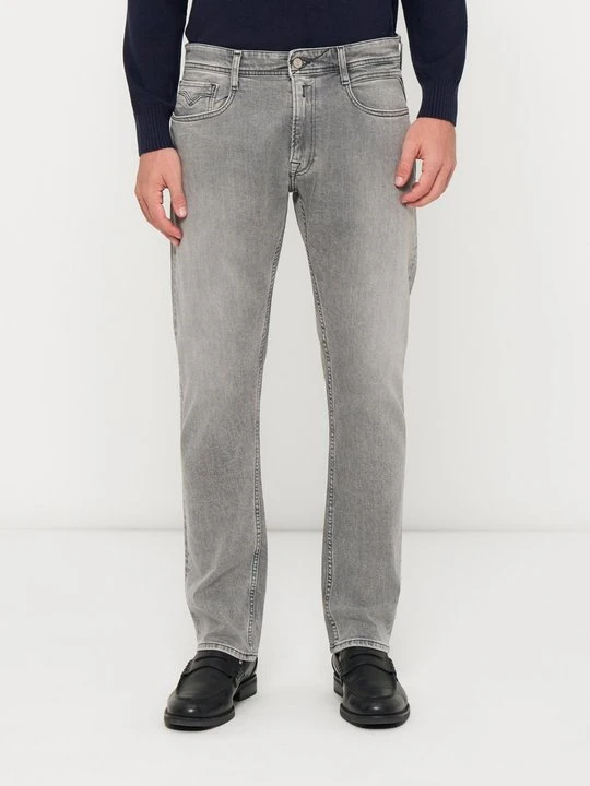 Zdjęcie produktu Jeansy Straight Leg Replay szary