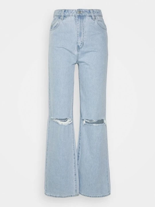 Zdjęcie produktu Jeansy Straight Leg Rollas przecierany denim