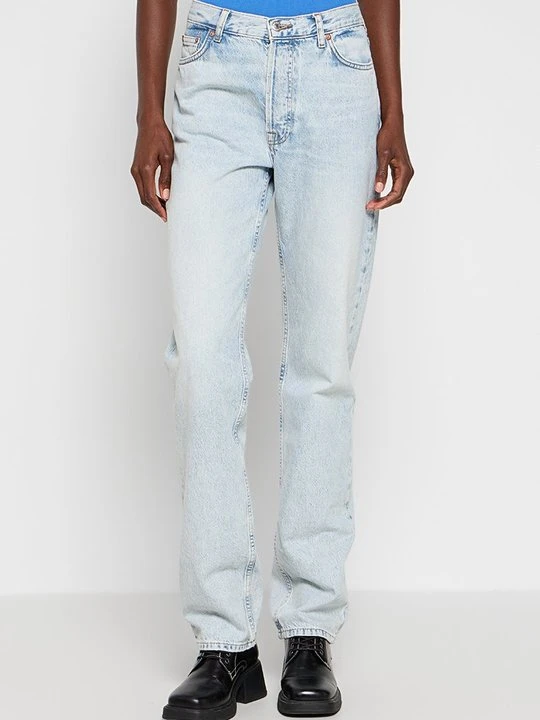 Zdjęcie produktu Jeansy Straight Leg Samsøe Samsøe jasnoniebieski