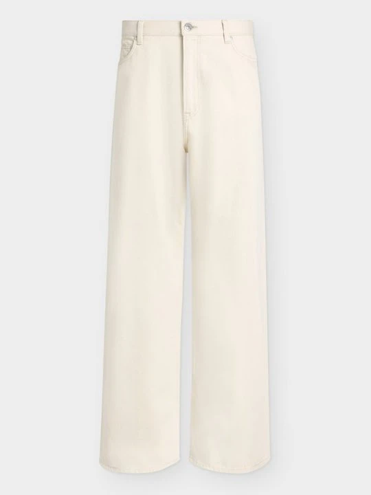 Zdjęcie produktu Jeansy Straight Leg Samsøe Samsøe mleczny