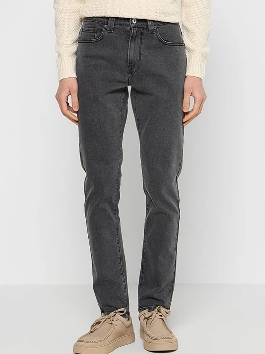 Zdjęcie produktu Jeansy Straight Leg Schott ciemnoszary