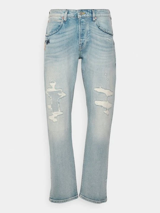 Zdjęcie produktu Jeansy Straight Leg Scotch & Soda przecierany denim
