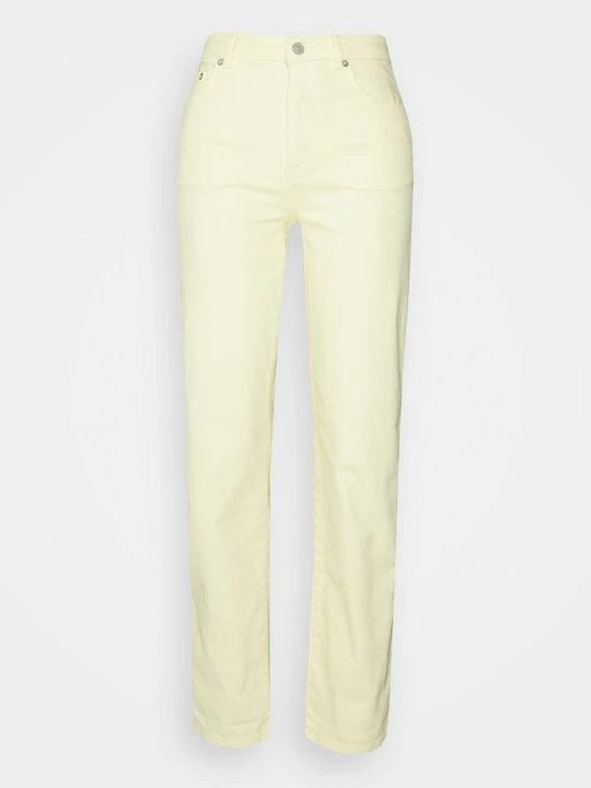 Zdjęcie produktu Jeansy Straight Leg Selected jasnożółty