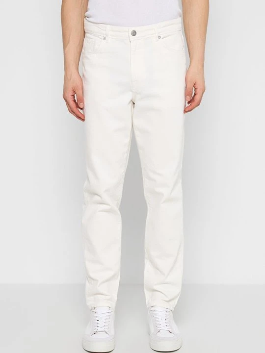 Zdjęcie produktu Jeansy Straight Leg Selected biały