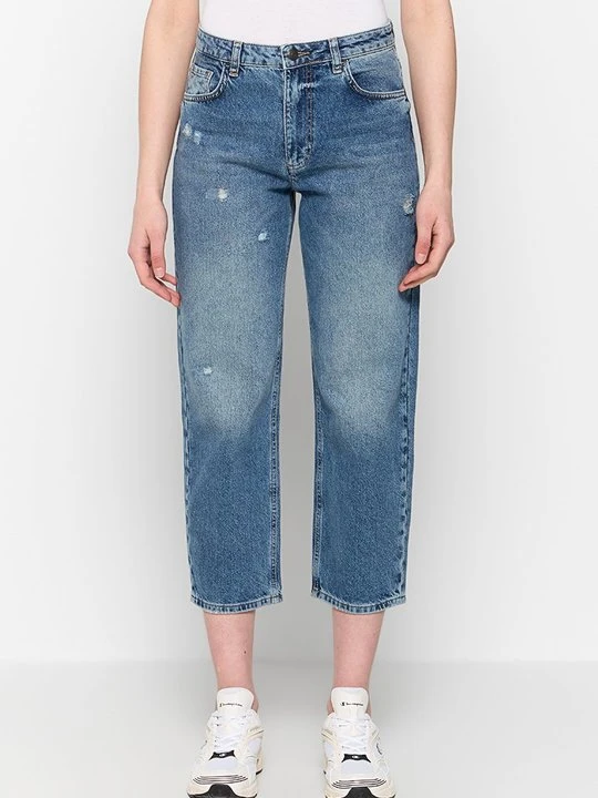 Zdjęcie produktu Jeansy Straight Leg Sisley niebieski