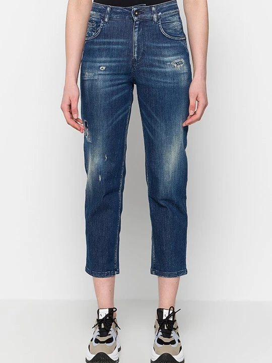 Zdjęcie produktu Jeansy Straight Leg Sisley granatowy