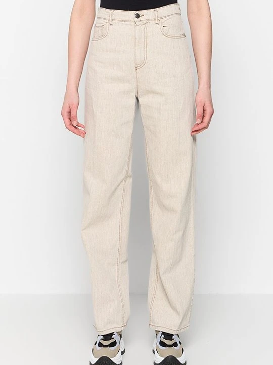 Zdjęcie produktu Jeansy Straight Leg Sisley mleczny