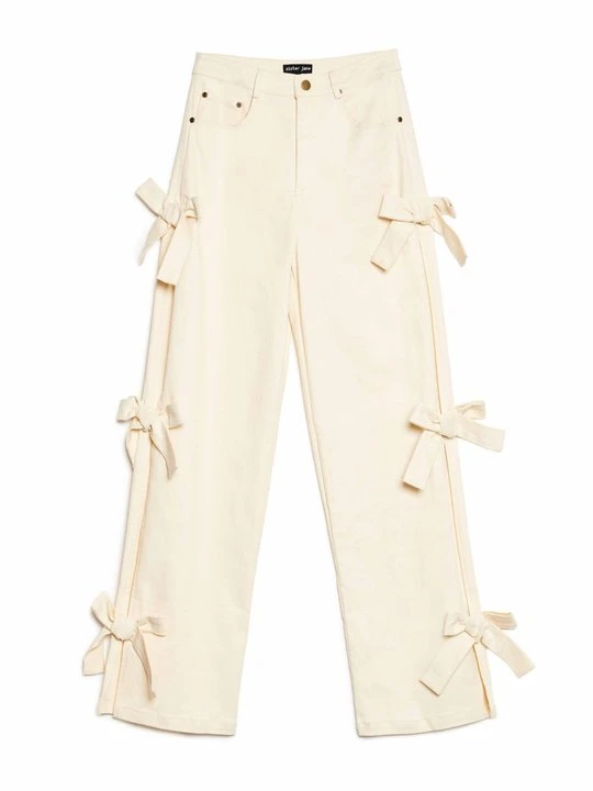 Zdjęcie produktu Jeansy Straight Leg Sister Jane mleczny