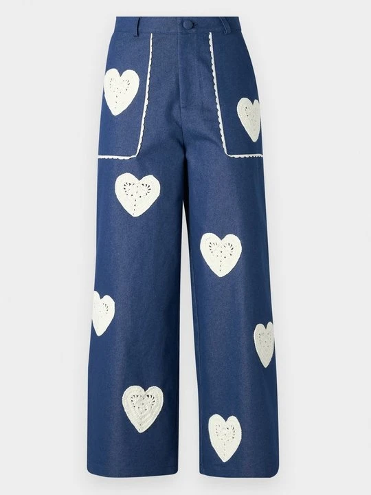 Zdjęcie produktu Jeansy Straight Leg Sister Jane niebieski denim