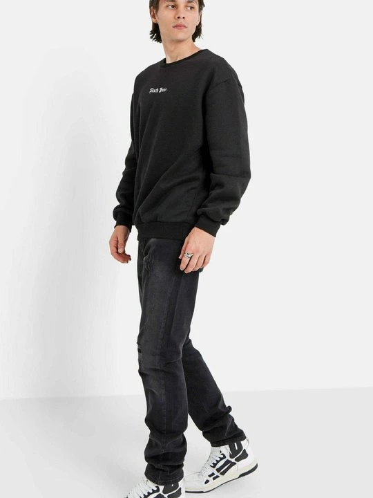 Zdjęcie produktu Jeansy Straight Leg Sixth June czarny