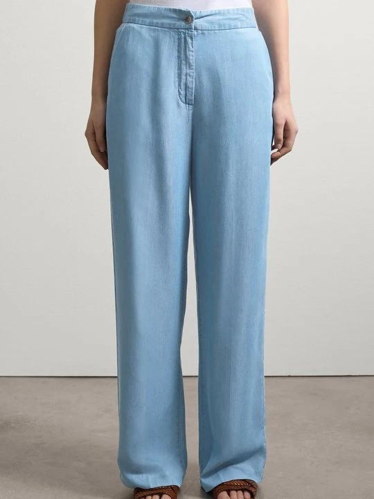 Zdjęcie produktu Jeansy Straight Leg Stefanel niebieski