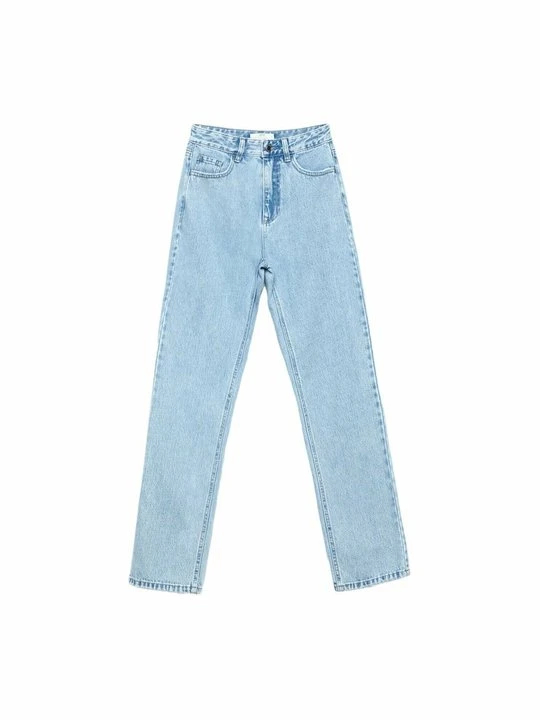 Zdjęcie produktu Jeansy Straight Leg Stradivarius jasnoniebieski