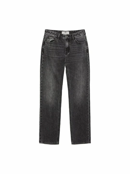 Zdjęcie produktu Jeansy Straight Leg Stradivarius ciemnoszary