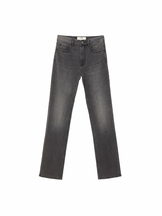 Zdjęcie produktu Jeansy Straight Leg Stradivarius ciemnoszary