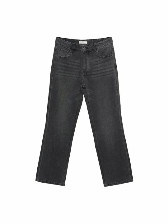 Zdjęcie produktu Jeansy Straight Leg Stradivarius ciemnoszary