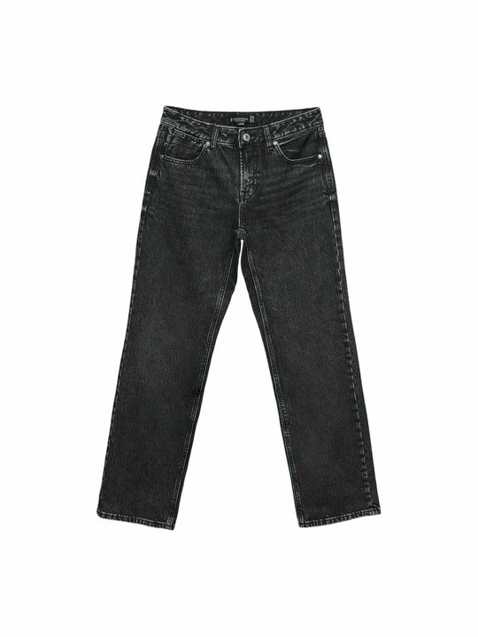 Zdjęcie produktu Jeansy Straight Leg Stradivarius ciemnoszary