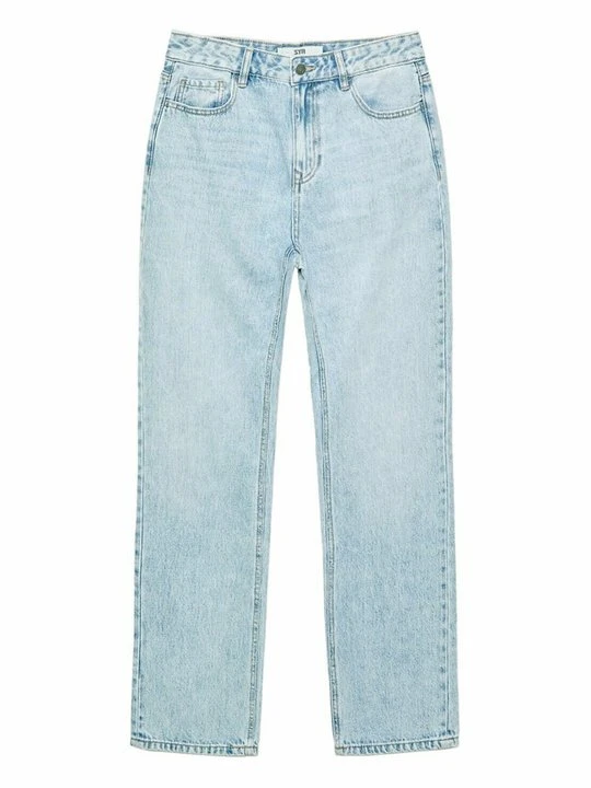 Zdjęcie produktu Jeansy Straight Leg Stradivarius raw denim