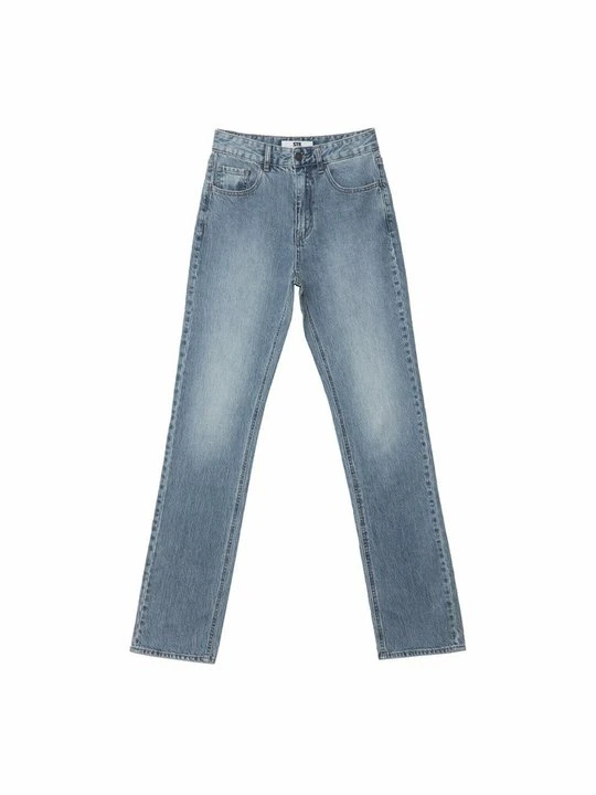 Zdjęcie produktu Jeansy Straight Leg Stradivarius niebieski denim