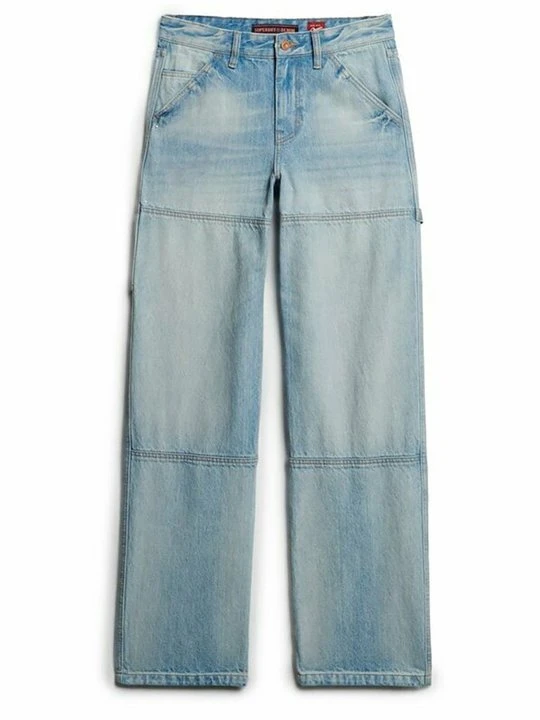 Zdjęcie produktu Jeansy Straight Leg Superdry niebieski