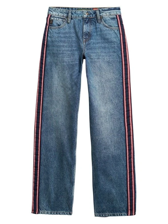 Zdjęcie produktu Jeansy Straight Leg Superdry granatowy