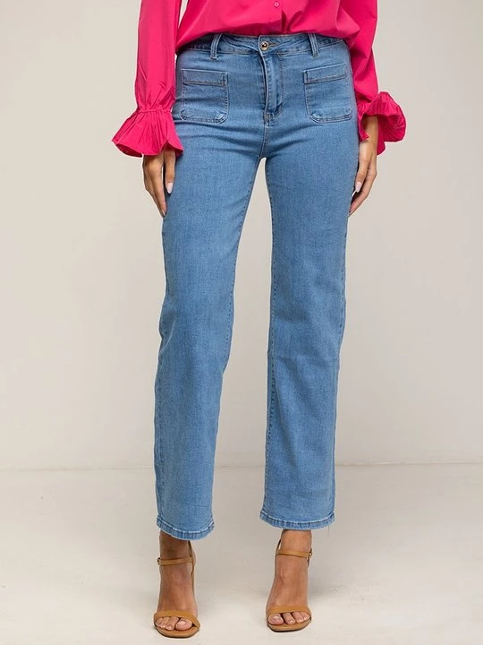 Zdjęcie produktu Jeansy Straight Leg Tantra rinsed denim