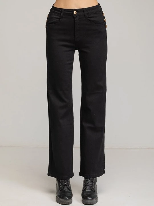 Zdjęcie produktu Jeansy Straight Leg Tantra czarny