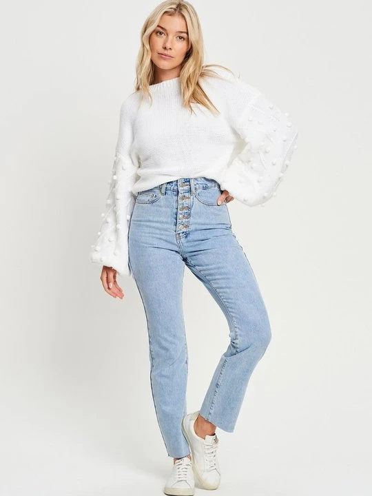 Zdjęcie produktu Jeansy Straight Leg THE FATED niebieski