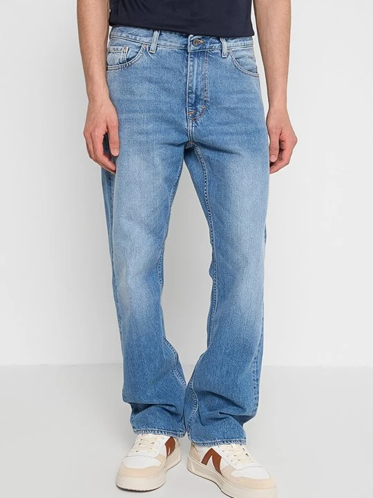 Zdjęcie produktu Jeansy Straight Leg Tiger Of Sweden niebieski