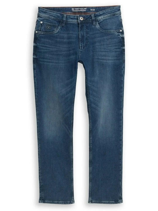 Zdjęcie produktu Jeansy Straight Leg Tom Tailor ciemnoniebieski
