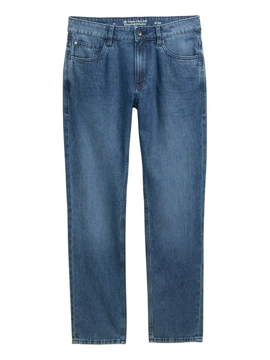 Zdjęcie produktu Jeansy Straight Leg Tom Tailor granatowy