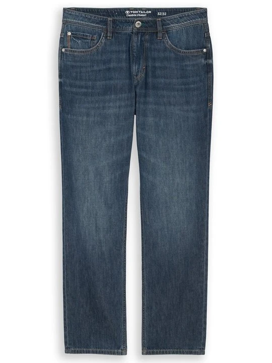 Zdjęcie produktu Jeansy Straight Leg Tom Tailor ciemnoniebieski