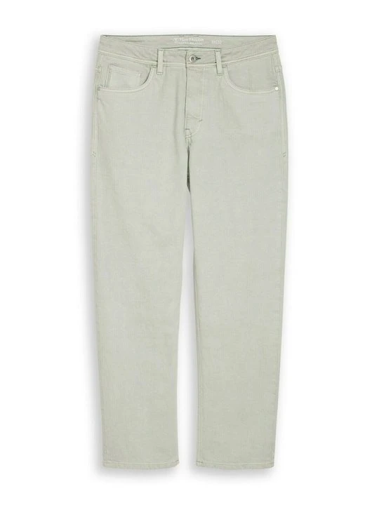 Zdjęcie produktu Jeansy Straight Leg Tom Tailor jasnozielony melanż