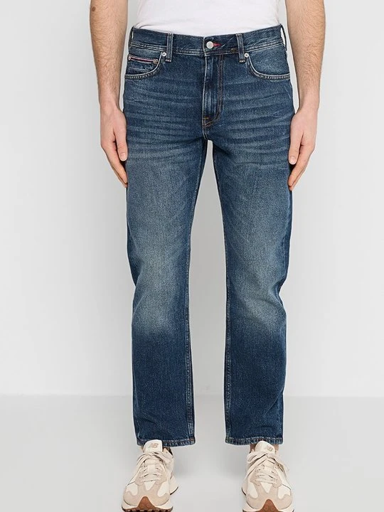 Zdjęcie produktu Jeansy Straight Leg Tommy Hilfiger granatowy