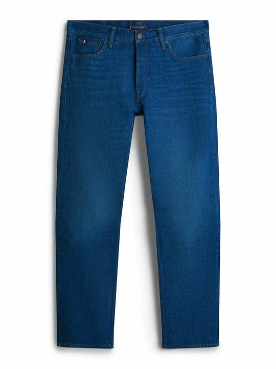 Zdjęcie produktu Jeansy Straight Leg Tommy Hilfiger granatowy