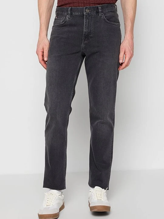 Zdjęcie produktu Jeansy Straight Leg Tommy Hilfiger szary