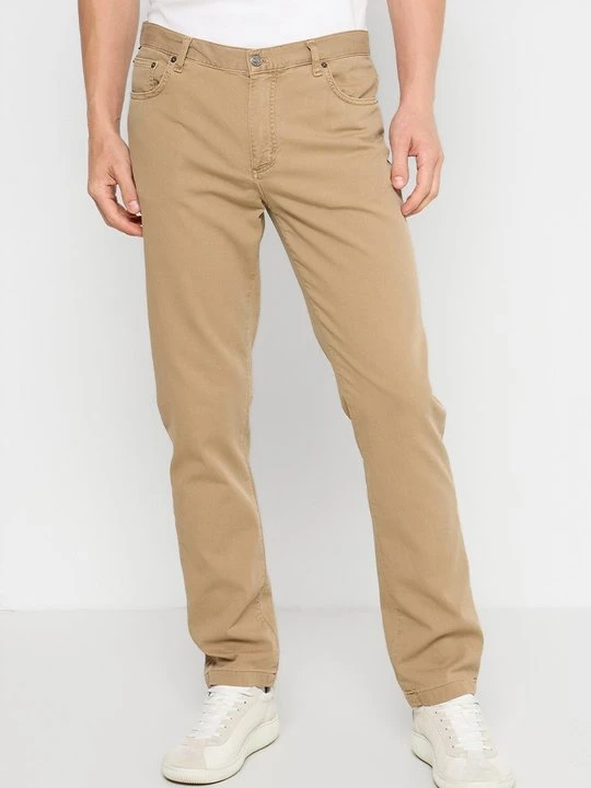 Zdjęcie produktu Jeansy Straight Leg Tommy Hilfiger ochra