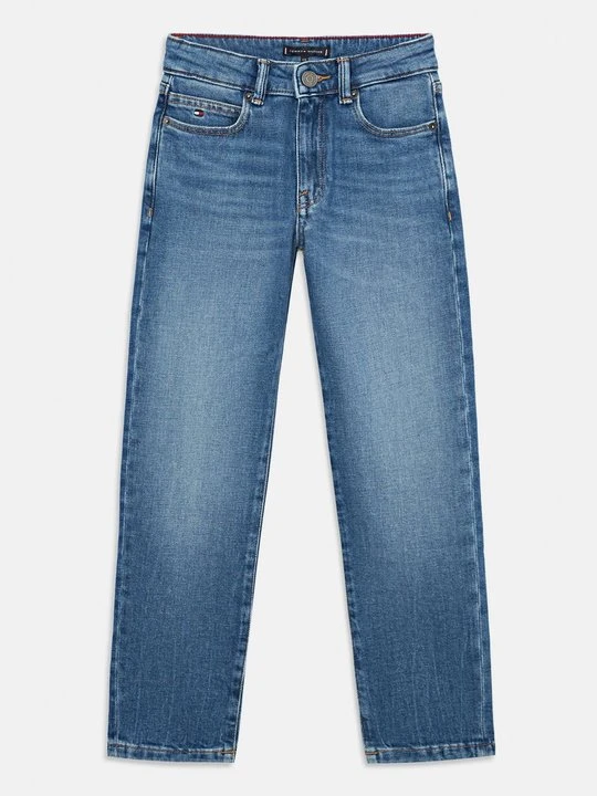 Zdjęcie produktu Jeansy Straight Leg Tommy Hilfiger ciemnoniebieski
