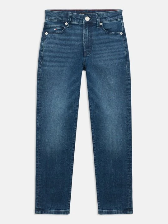 Zdjęcie produktu Jeansy Straight Leg Tommy Hilfiger ciemnoniebieski