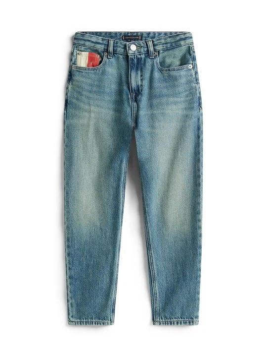 Zdjęcie produktu Jeansy Straight Leg Tommy Hilfiger ciemnoniebieski